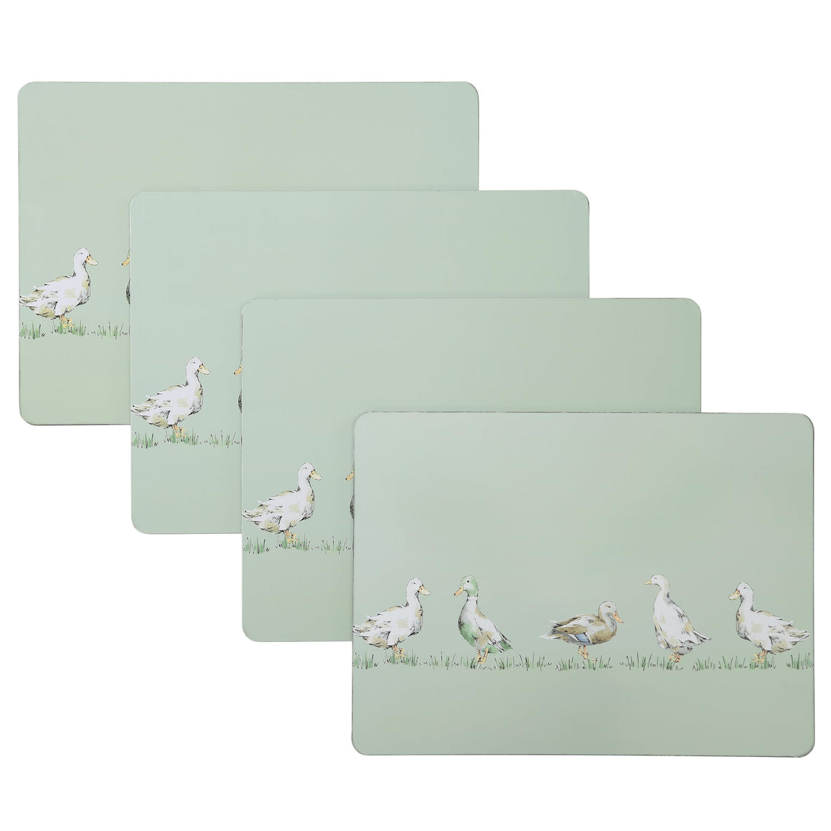Laura Ashley Cork Placemats, 16 x 12-inch, Set of 4, Wild Meadow