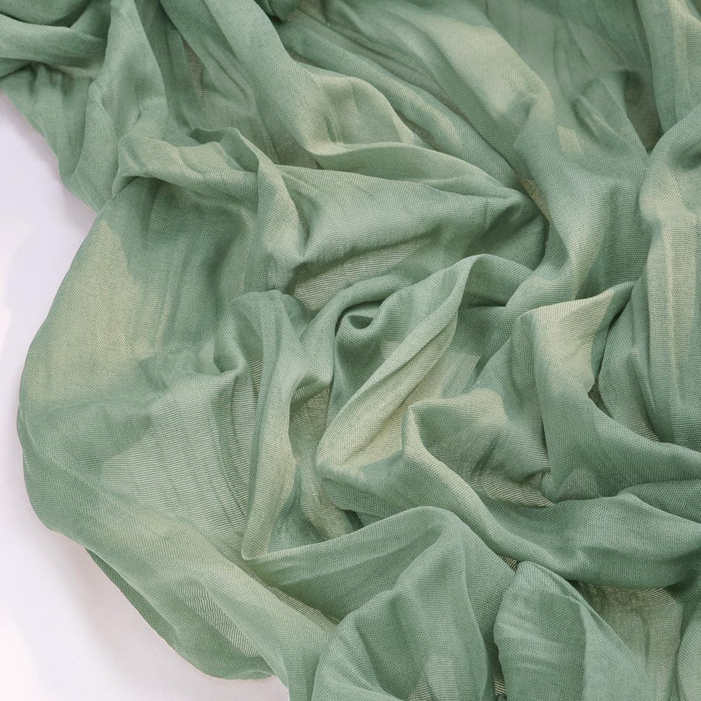 Sage Green Cheesecloth Table Runner Fall Wedding Birthday Party Home Decor