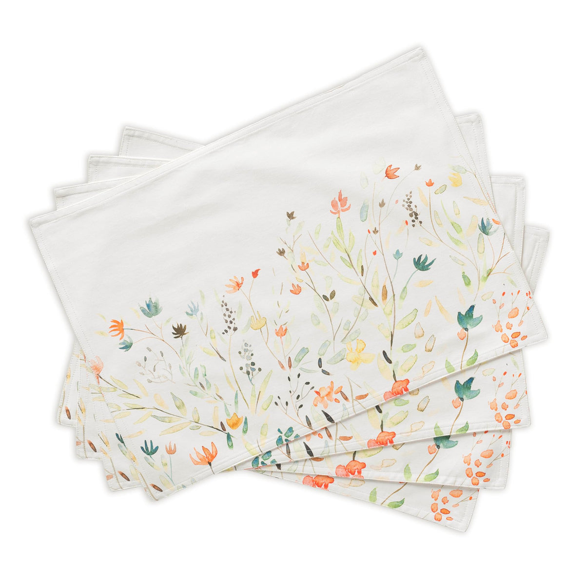 Maison d' Hermine Placemats Set of 4 Reusable 100% Cotton (13"x19")