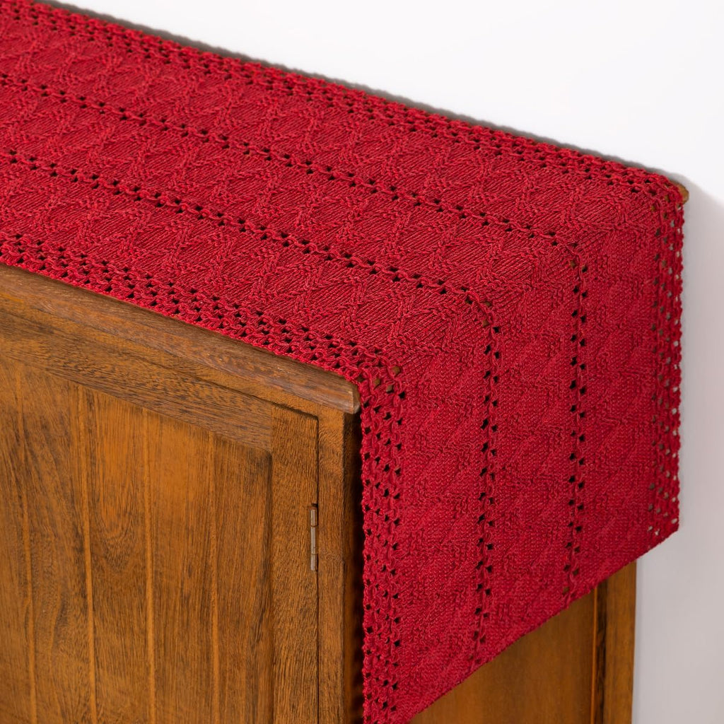 Boho Table Runner Fall Farmhouse Rustic Dining Dresser Scarf Home Decor