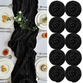 2 Pack Fall Table Runner Terracotta Cheesecloth for Home Thanksgiving Party