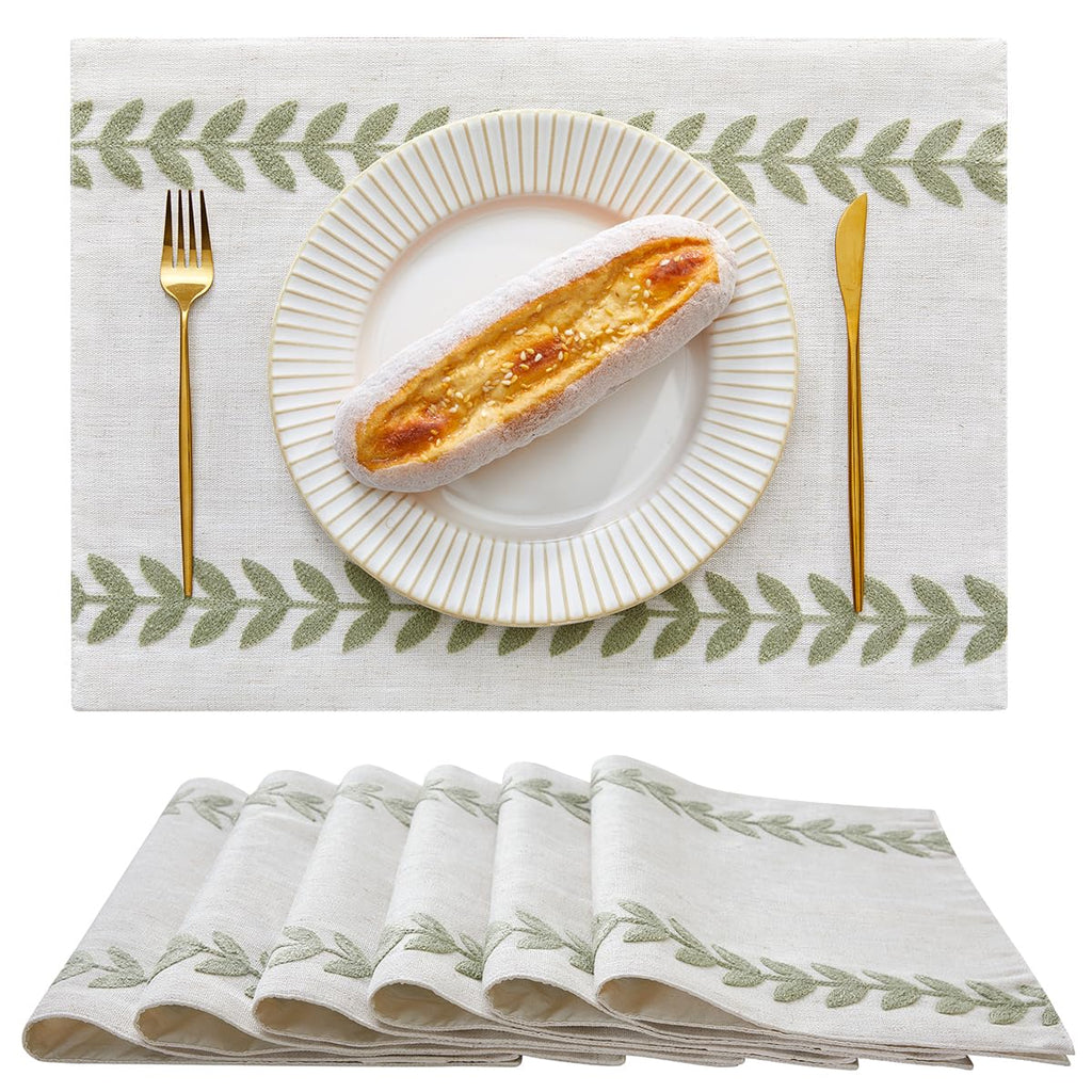 Wracra Embroidered Table Runner, White Table Runners 72 Inches Long