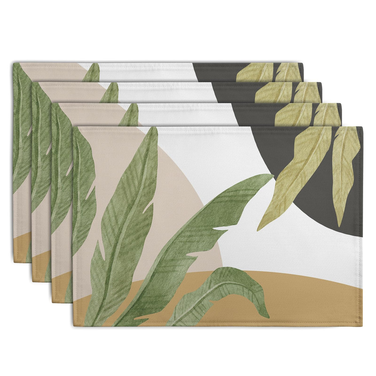 Rustic Daisy Placemats Set of 4 Vintage Flower Vases Wood Grain Linen Table Mats 12x18 Inch Summer Floral Wooden Board Farmhouse Washable Place Mat for Party Kitchen Dining Outdoor Indoor Decor