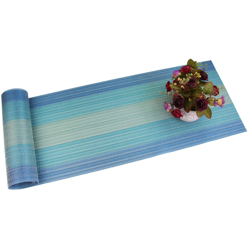 PIGCHCY Placemats,Durable Placemats for Dining Table,Washable Woven Vinyl Kitchen Placemats Set of 4 (Brown)