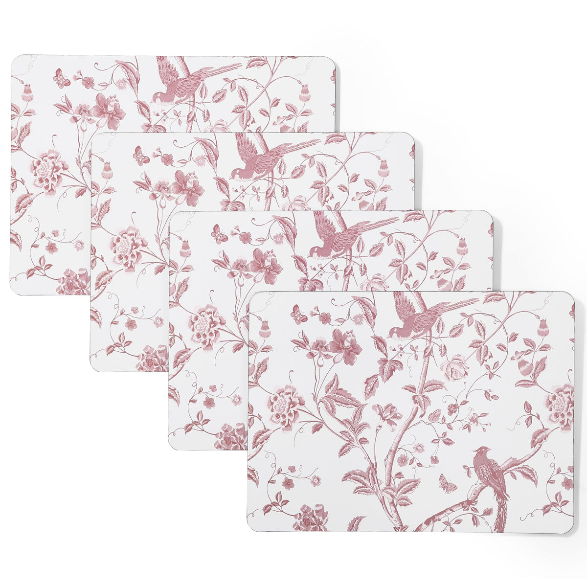 Laura Ashley Cork Placemats, 16 x 12-inch, Set of 4, Wild Meadow