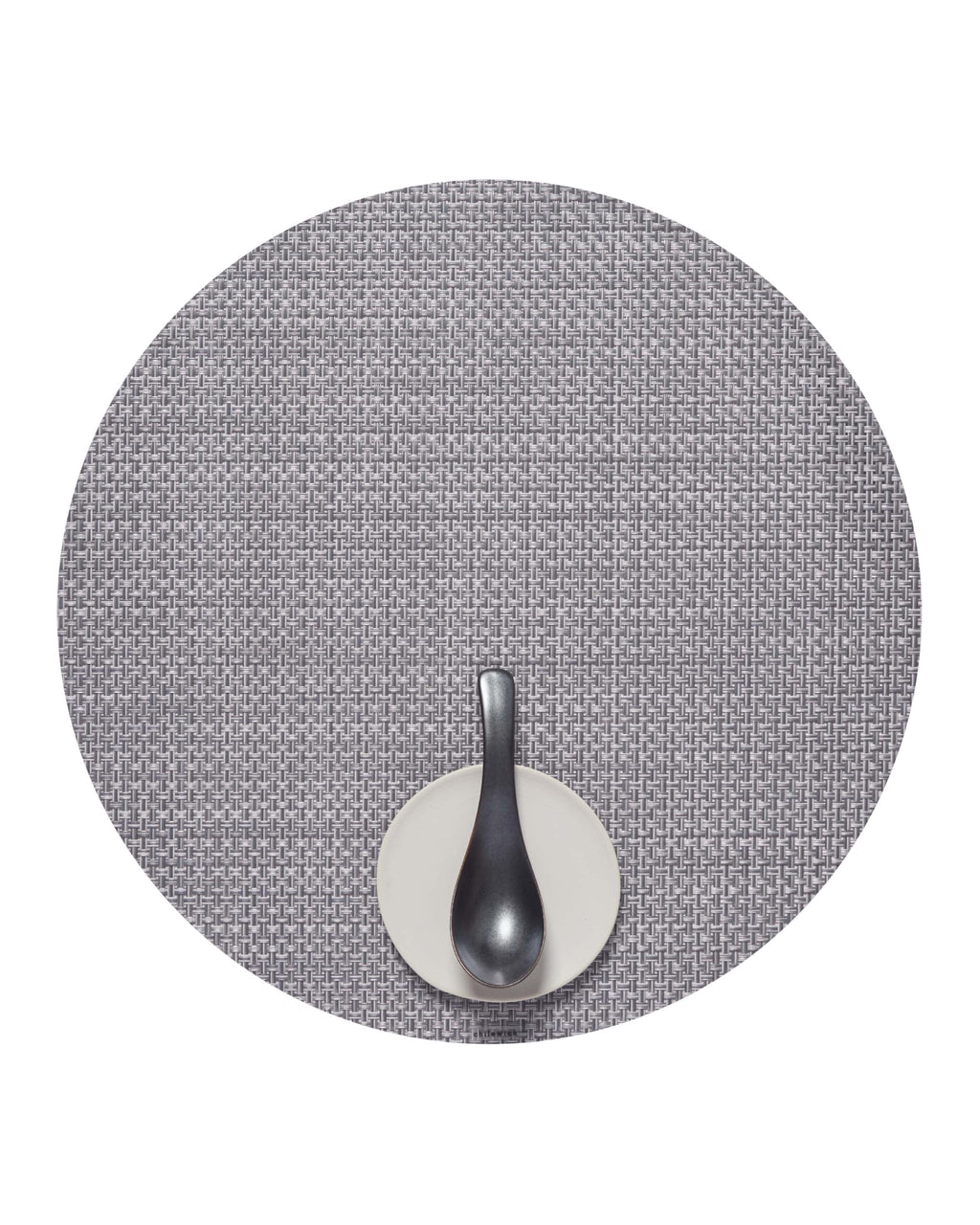 Chilewich Basketweave Placemats, Woven Round Placemats Set of 4