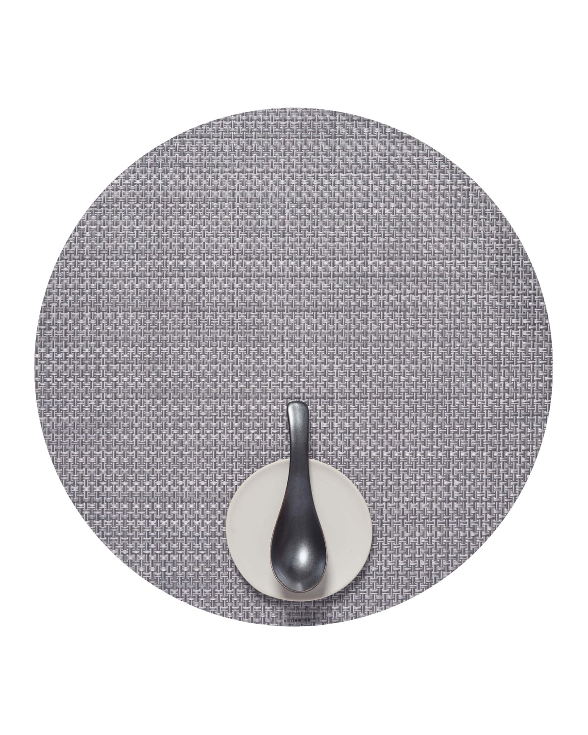 Chilewich Basketweave Placemats, Woven Round Placemats Set of 4