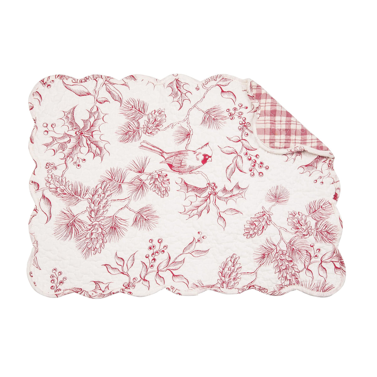 Bailey Vintage Quilted 100% Cotton Set of 6 Placemats 13" x 19"