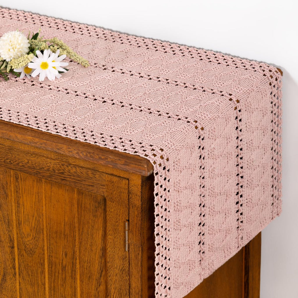 Boho Table Runner Fall Farmhouse Rustic Dining Dresser Scarf Home Decor