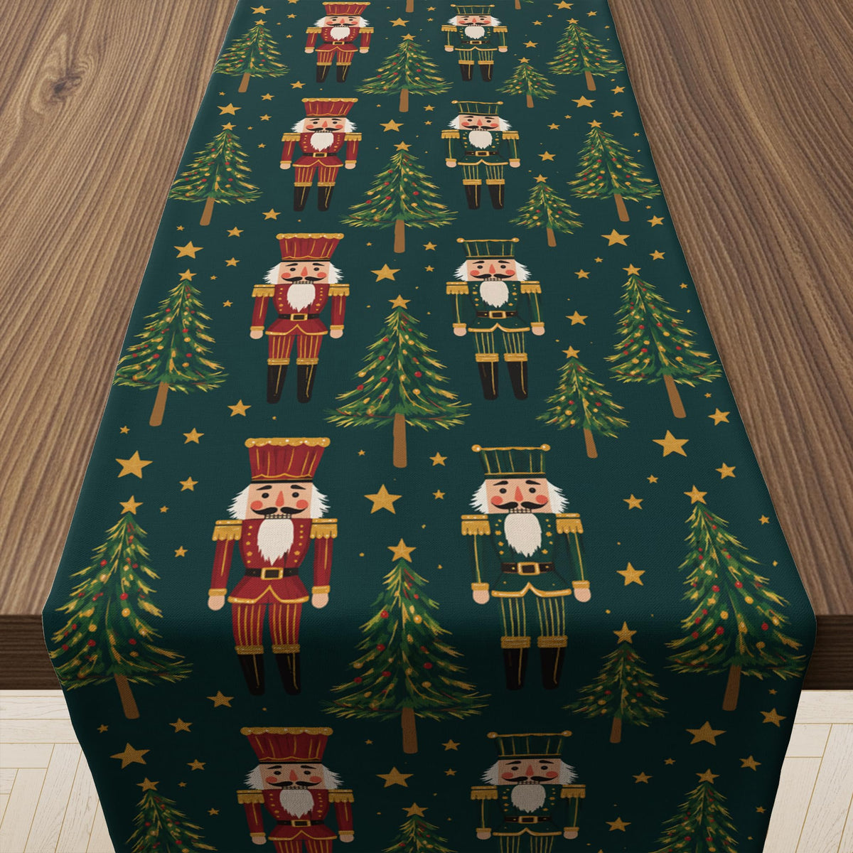 Thanksgiving Table Decor - Vintage Autumn Pumpkin Floral Table Runner