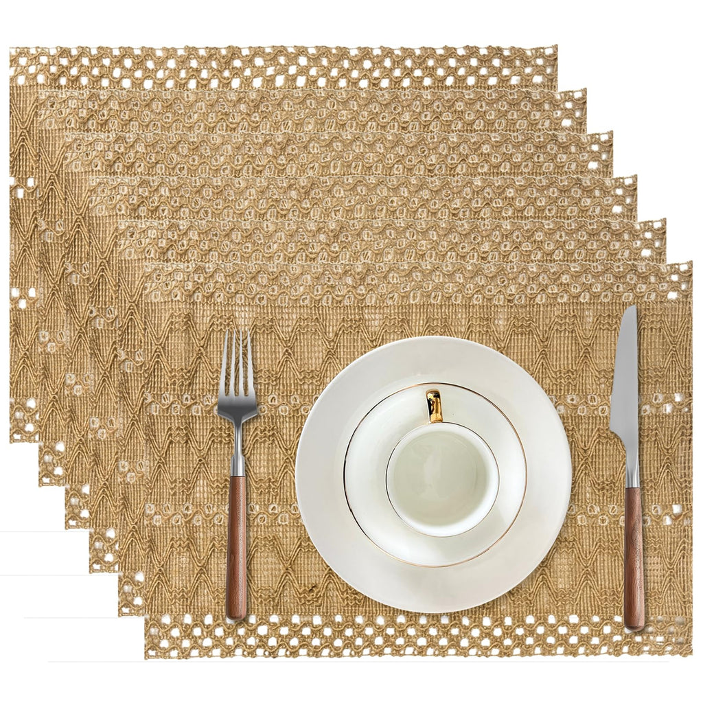 Niviy Burlap Boho Table Runner for Fall Thanksgiving Home Decor 72 Inches