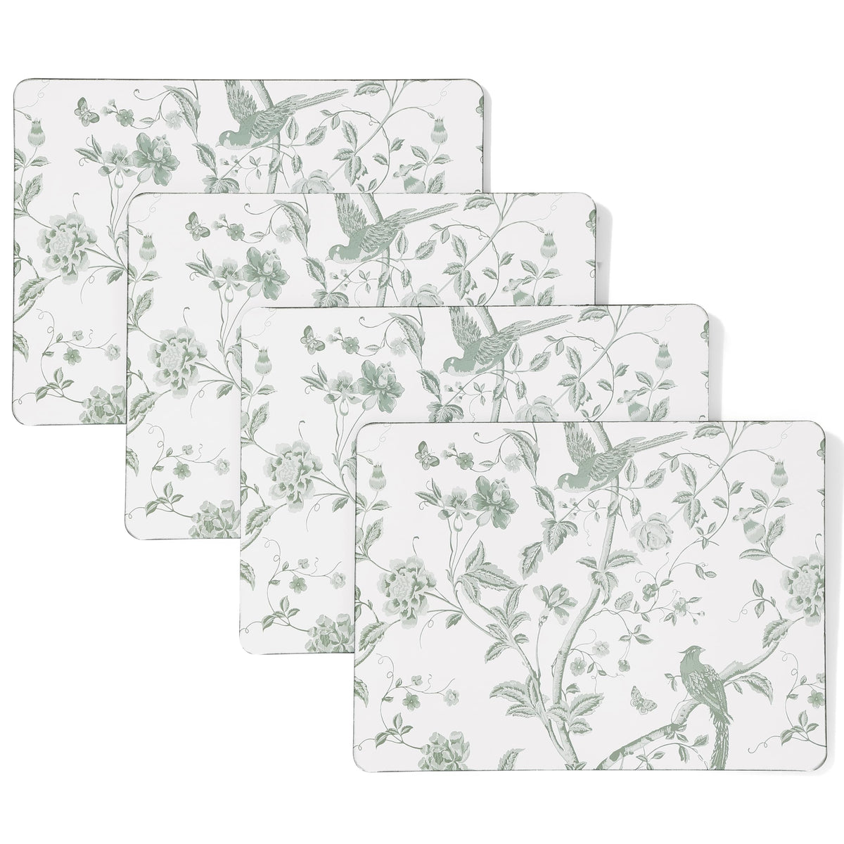 Laura Ashley Cork Placemats, 16 x 12-inch, Set of 4, Wild Meadow