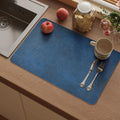 Vinyl Placemats Set of 4-12x17 Inch - Heat Resistant Washable Place Mats Waterproof Non-Slip Wipeable Table Mats for Dining Table Decor, Spring Outdoor Plastic Placemat