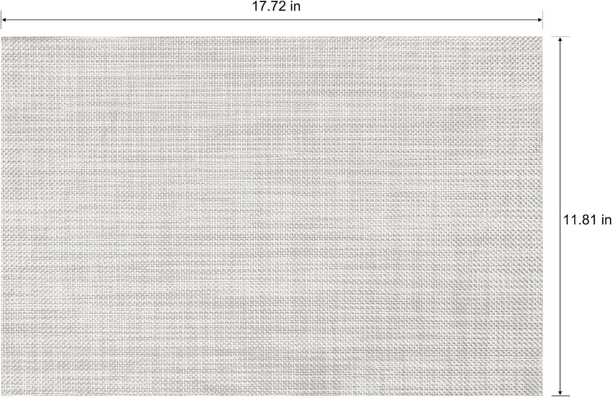 Placemats Set of 4 Washable Indoor(Beige)