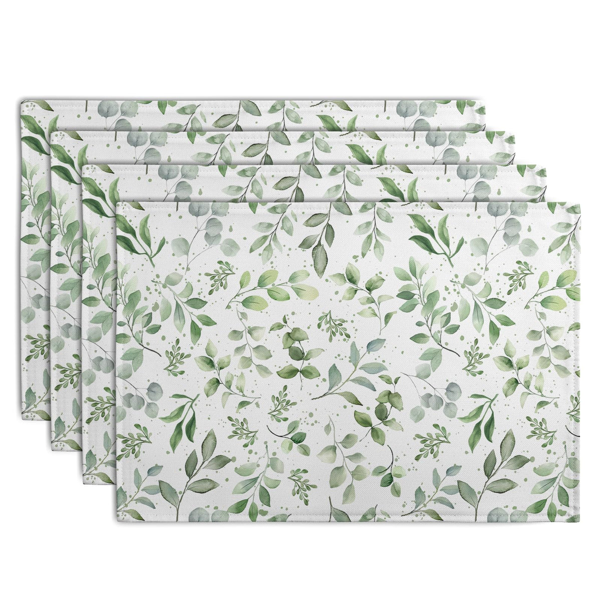 Rustic Daisy Placemats Set of 4 Vintage Flower Vases Wood Grain Linen Table Mats 12x18 Inch Summer Floral Wooden Board Farmhouse Washable Place Mat for Party Kitchen Dining Outdoor Indoor Decor