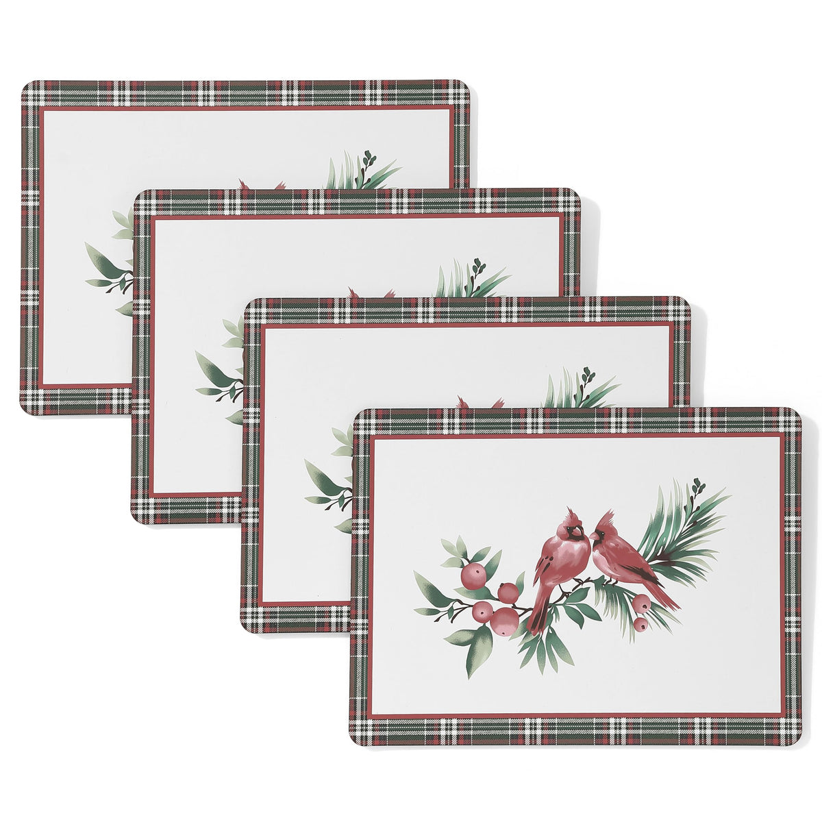 Laura Ashley Cork Placemats, 16 x 12-inch, Set of 4, Wild Meadow