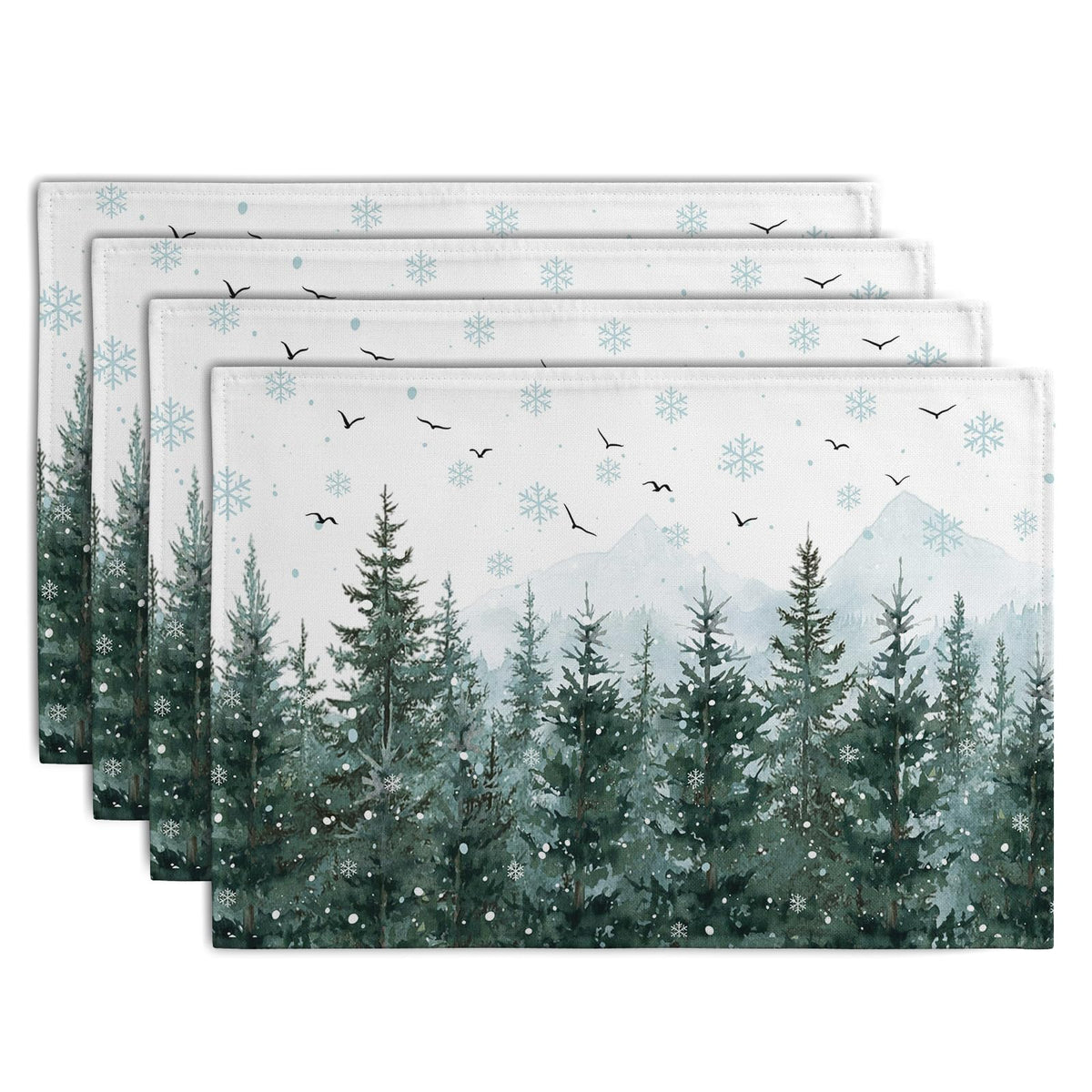 Rustic Daisy Placemats Set of 4 Vintage Flower Vases Wood Grain Linen Table Mats 12x18 Inch Summer Floral Wooden Board Farmhouse Washable Place Mat for Party Kitchen Dining Outdoor Indoor Decor