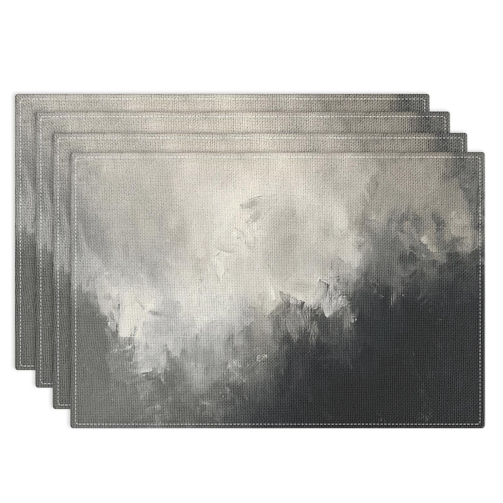 Emvency Farmhouse Placemats Set of 4, 12x18 Inch, Modern Abstract