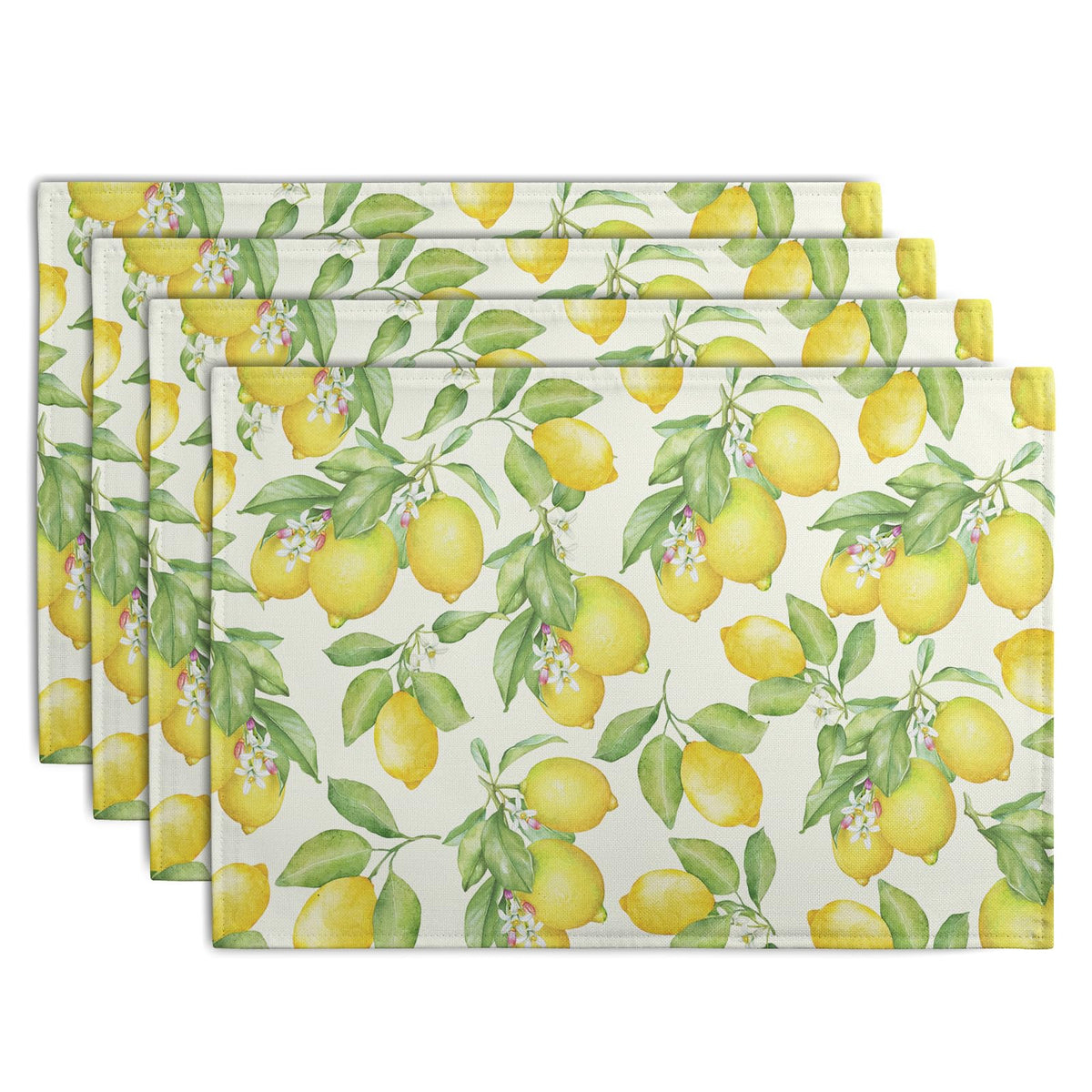 Rustic Daisy Placemats Set of 4 Vintage Flower Vases Wood Grain Linen Table Mats 12x18 Inch Summer Floral Wooden Board Farmhouse Washable Place Mat for Party Kitchen Dining Outdoor Indoor Decor