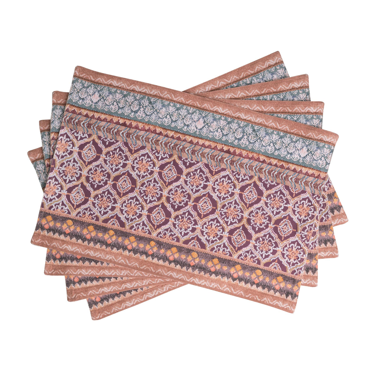 Maison d' Hermine Placemats Set of 4 Reusable 100% Cotton (13"x19")