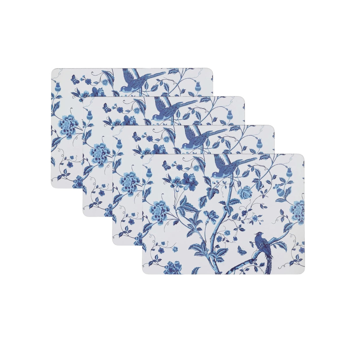 Laura Ashley Cork Placemats, 16 x 12-inch, Set of 4, Wild Meadow