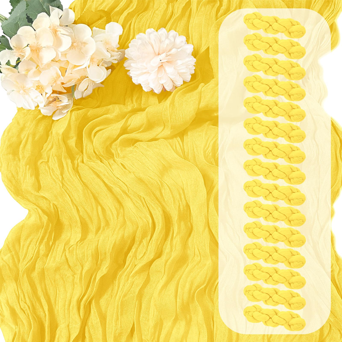 30 Pack Sage Green Cheesecloth Table Runner 17 x 108 inch Cheese Cloth Table Runners 9ft Green Table Runner Rustic Romantic Sheer Gauze Runner for Wedding Party Baby Shower Table Decoration