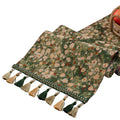 Ditsy Floral Botanical Boho Table Runner Green 13 x 71 Inch