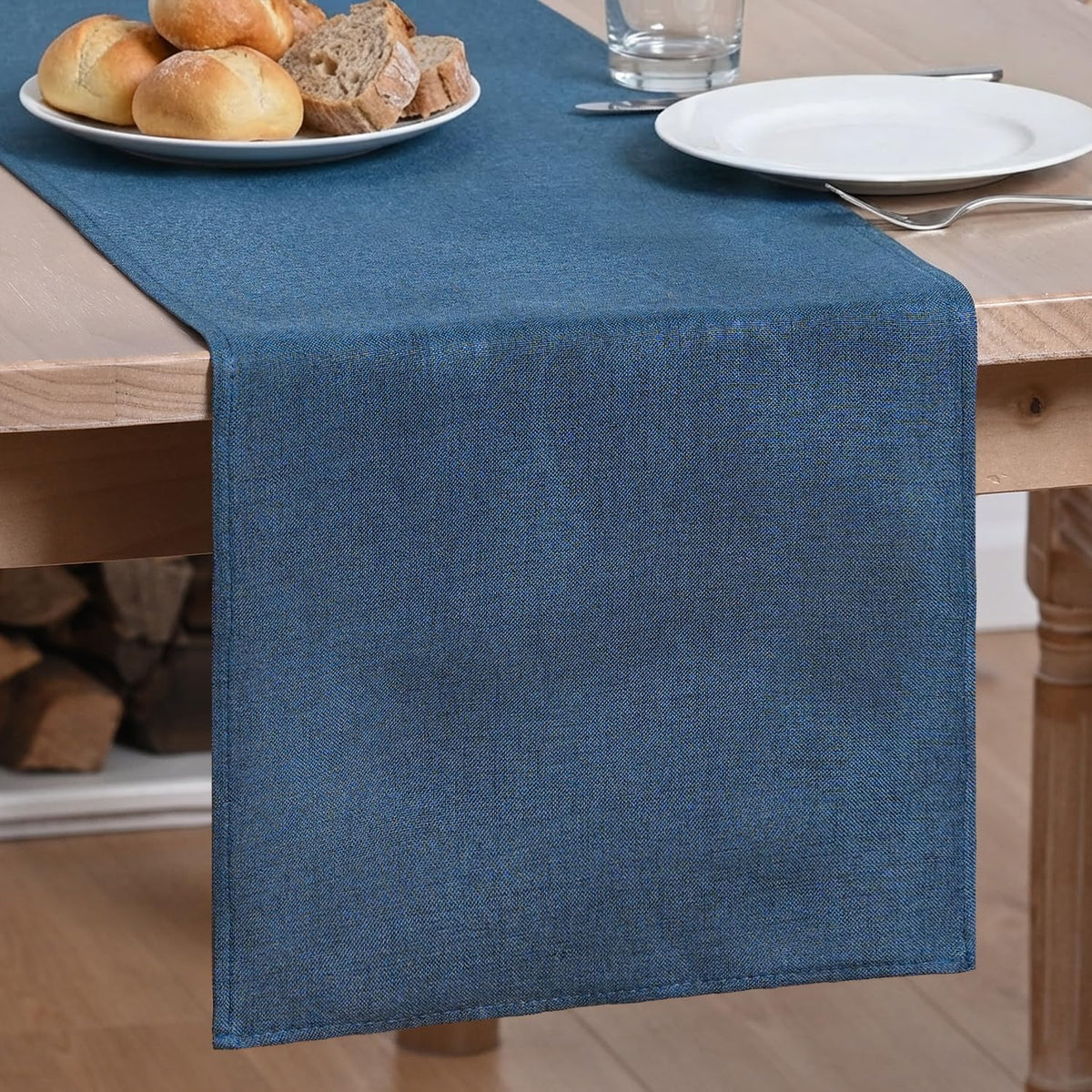 Artoid Mode Light Brown Table Runner, Seasonal Fall Washable Kitchen Dining Table Decoration for Home Party Decor 13x72 Inch