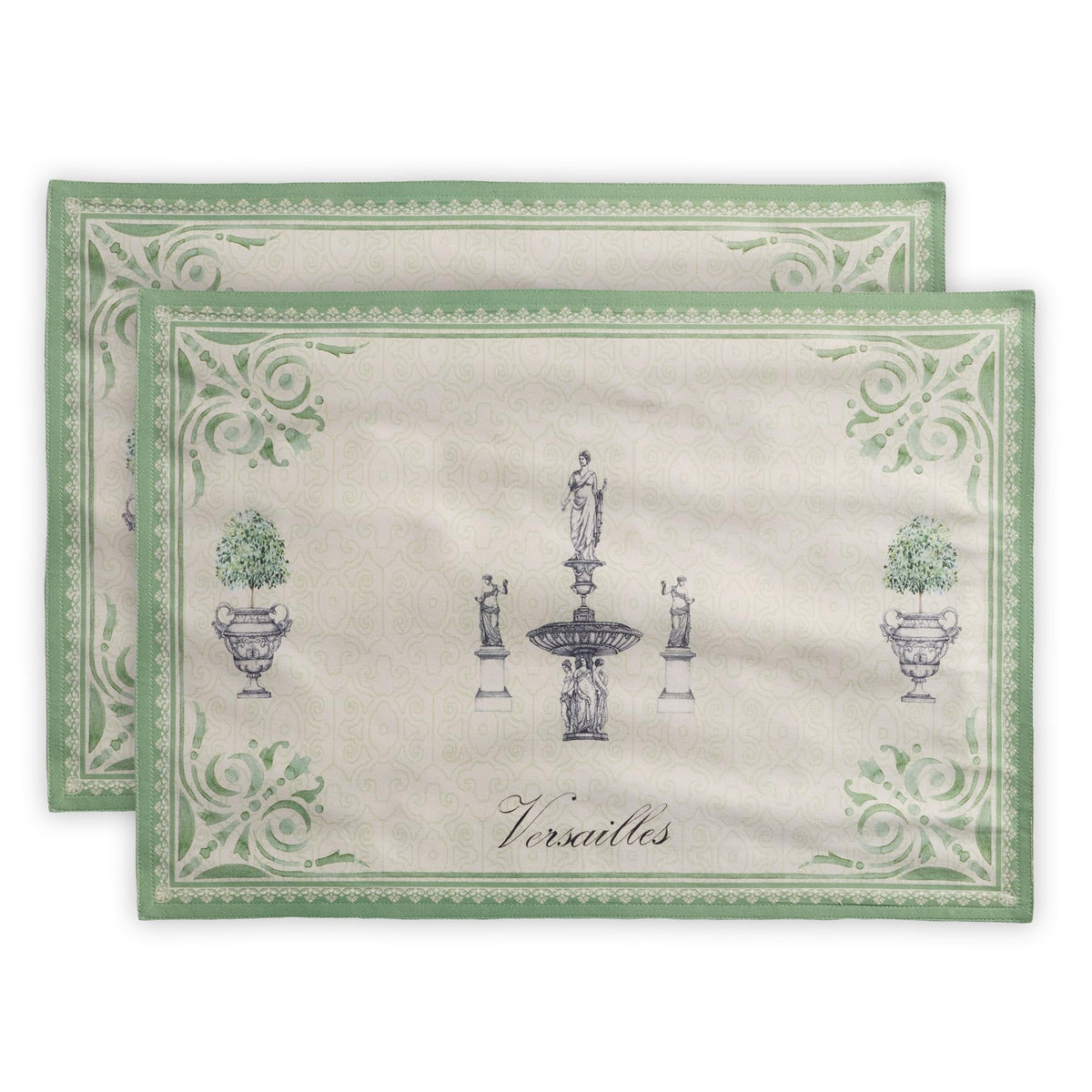 Maison d' Hermine Placemats Set of 4 Reusable 100% Cotton (13"x19")