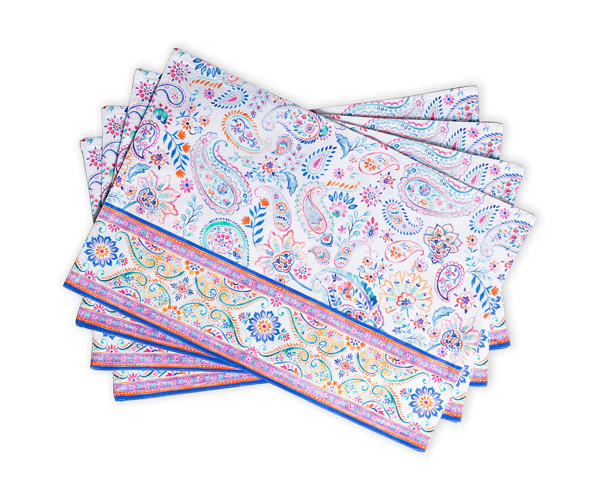 Maison d' Hermine Placemats Set of 4 Reusable 100% Cotton (13"x19")