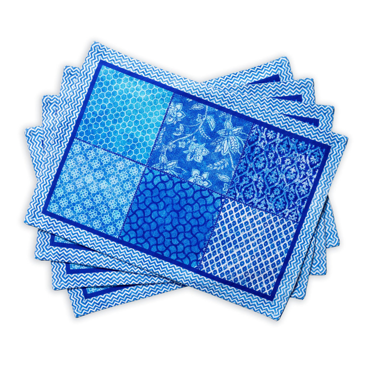 Maison d' Hermine Placemats Set of 4 Reusable 100% Cotton (13"x19")