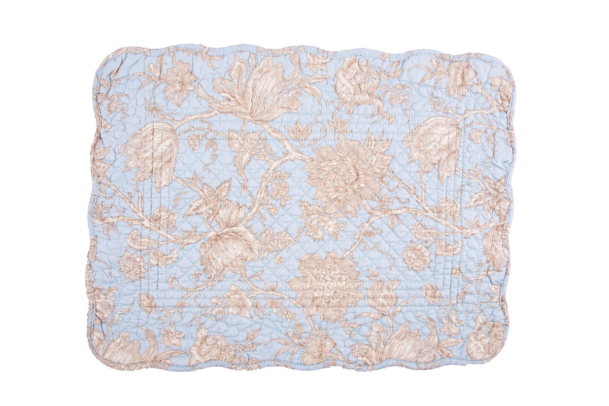 Bailey Vintage Quilted 100% Cotton Set of 6 Placemats 13" x 19"