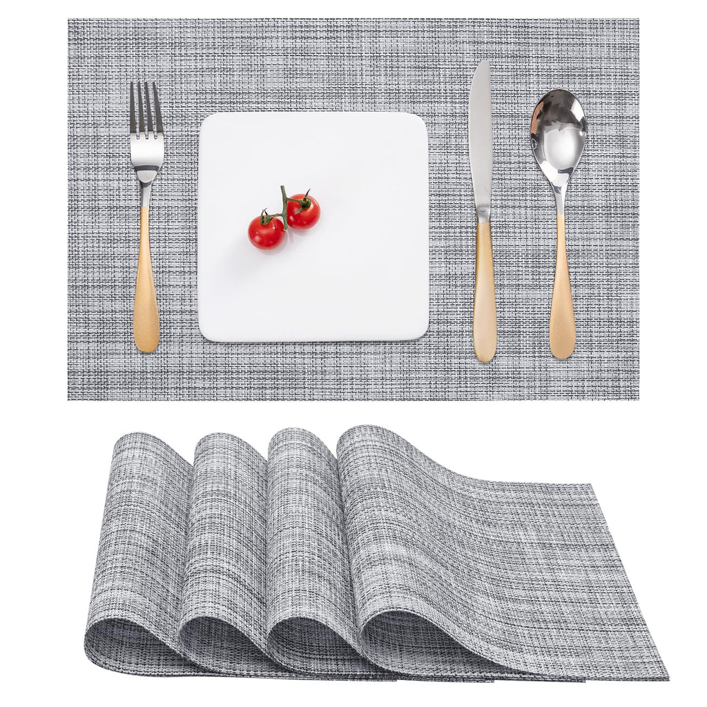 Myir JUN Orange Placemats Set of 8 for Dining Table Thanksgiving Placemats