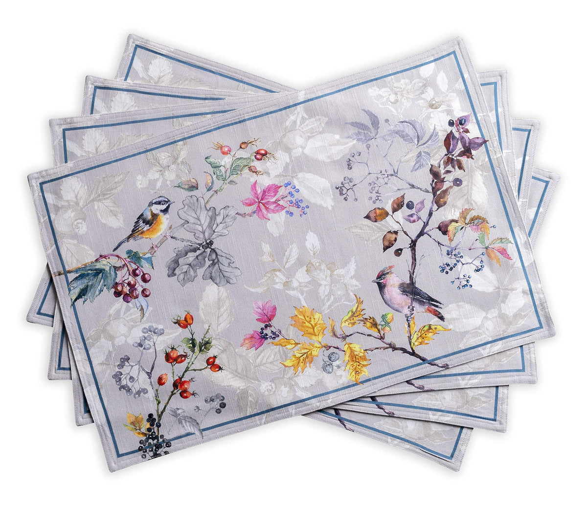 Maison d' Hermine Placemats Set of 4 Reusable 100% Cotton (13"x19")