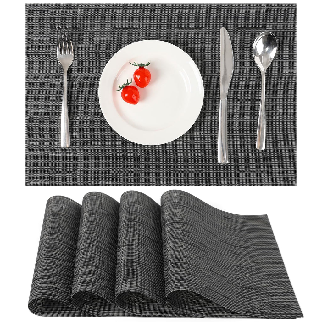 Myir JUN Orange Placemats Set of 8 for Dining Table Thanksgiving Placemats