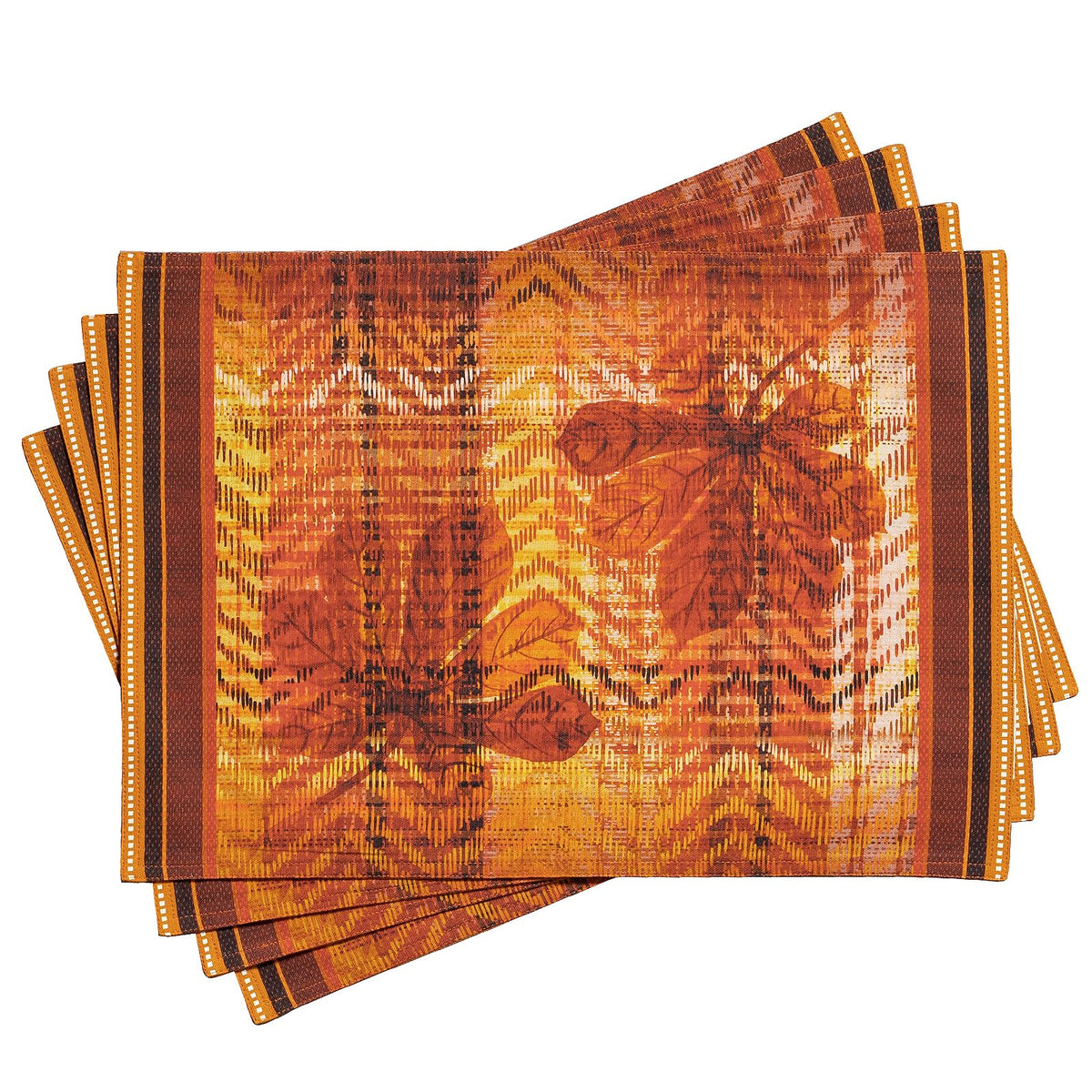 Maison d' Hermine Placemats Set of 4 Reusable 100% Cotton (13"x19")