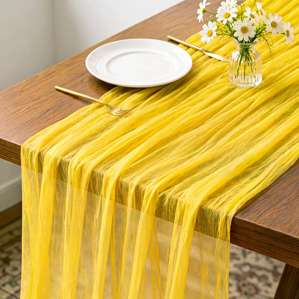 3 Pack Sage Green Cheesecloth Table Runner 120 Inch Boho Wedding Decor