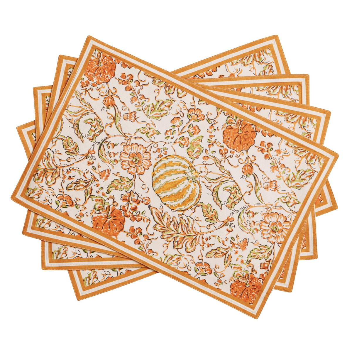Maison d' Hermine Placemats Set of 4 Reusable 100% Cotton (13"x19")