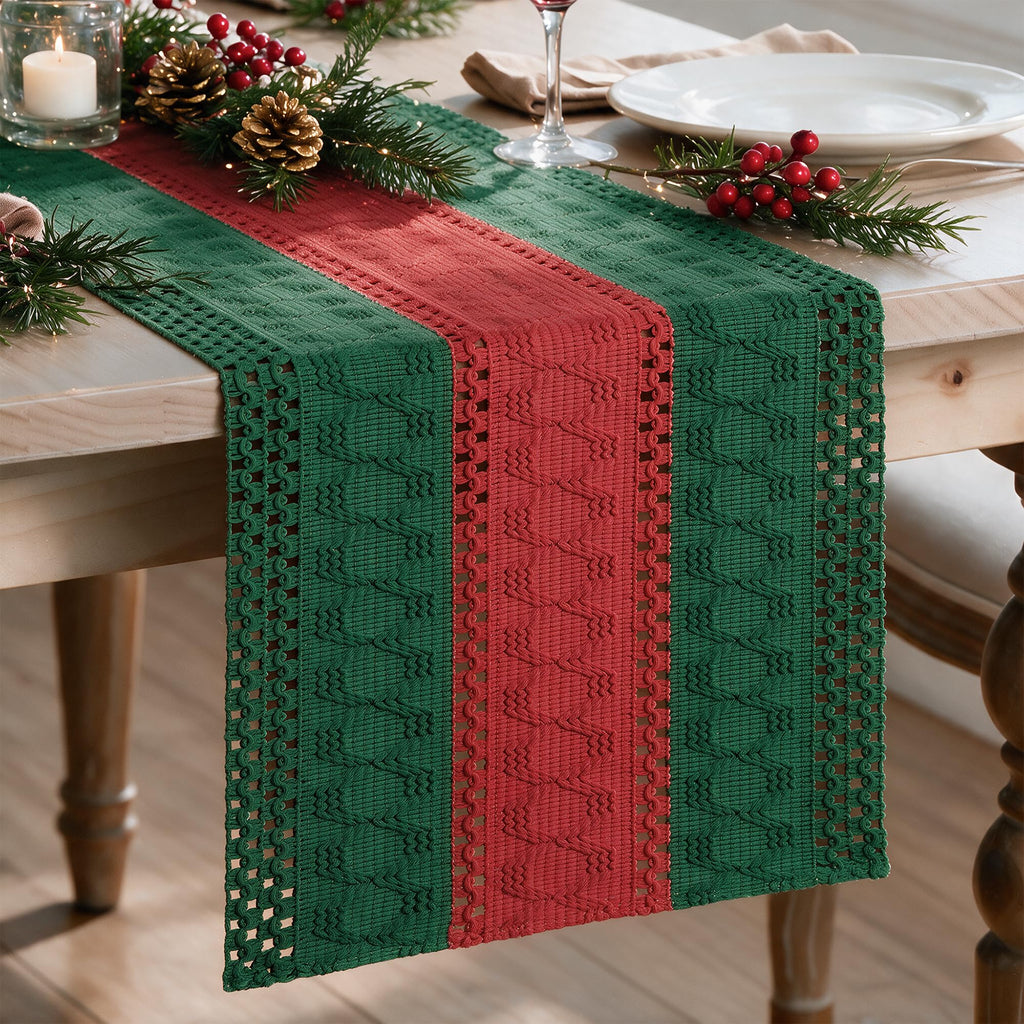 Artoid Mode Dark Grey Farmhouse Rustic Table Runner 12x72 Inch