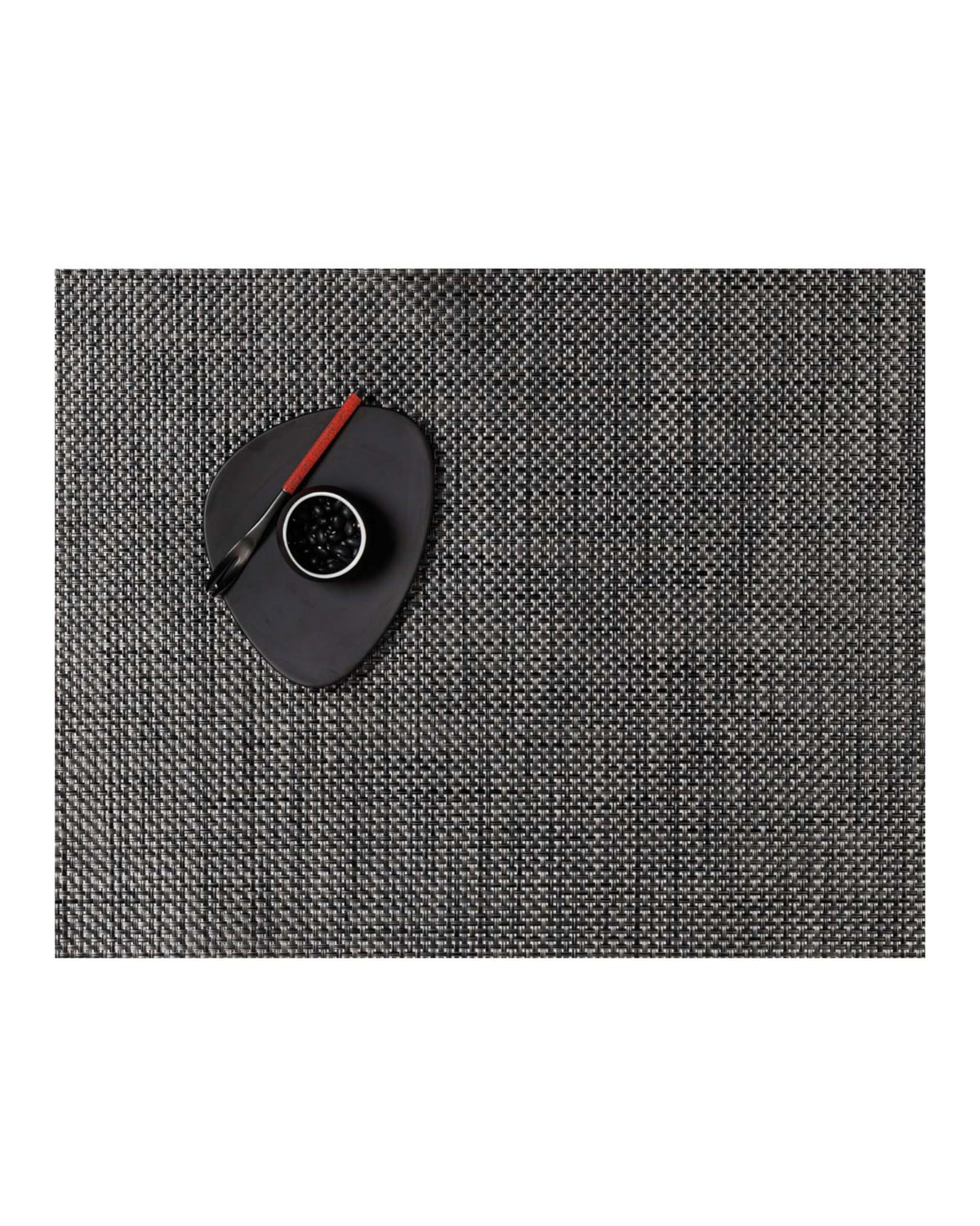 Chilewich Basketweave Placemats, Woven Round Placemats Set of 4