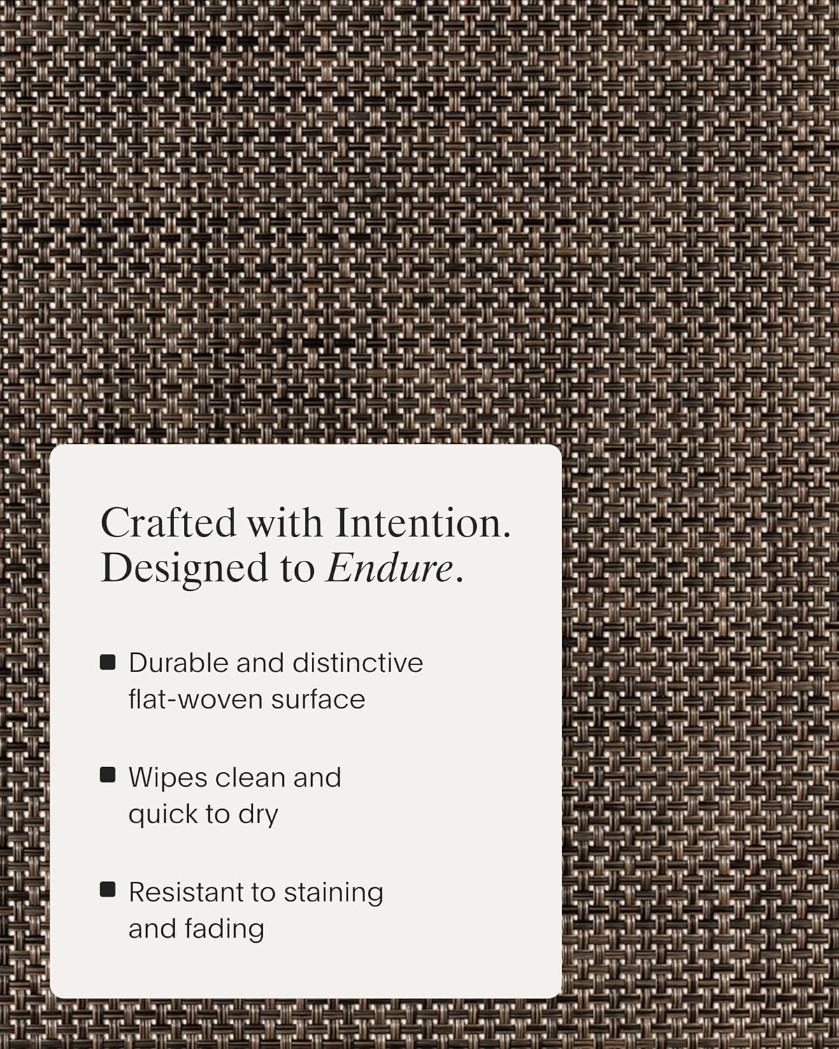Chilewich Basketweave Placemats, Woven Round Placemats Set of 4
