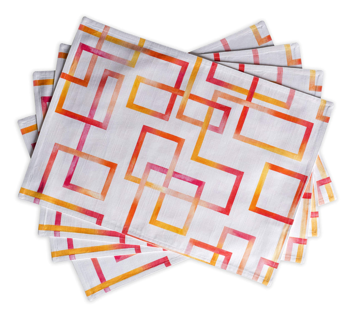 Maison d' Hermine Placemats Set of 4 Reusable 100% Cotton (13"x19")