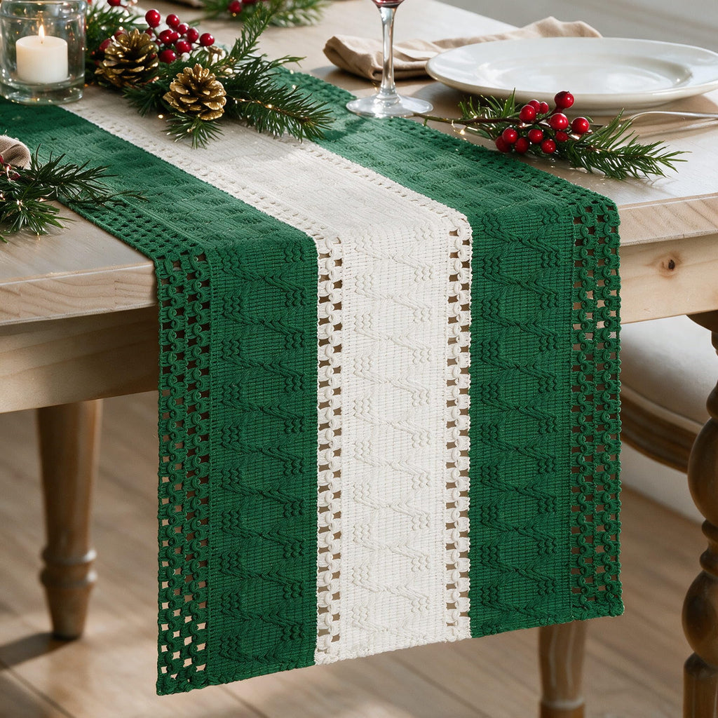 Artoid Mode Dark Grey Farmhouse Rustic Table Runner 12x72 Inch