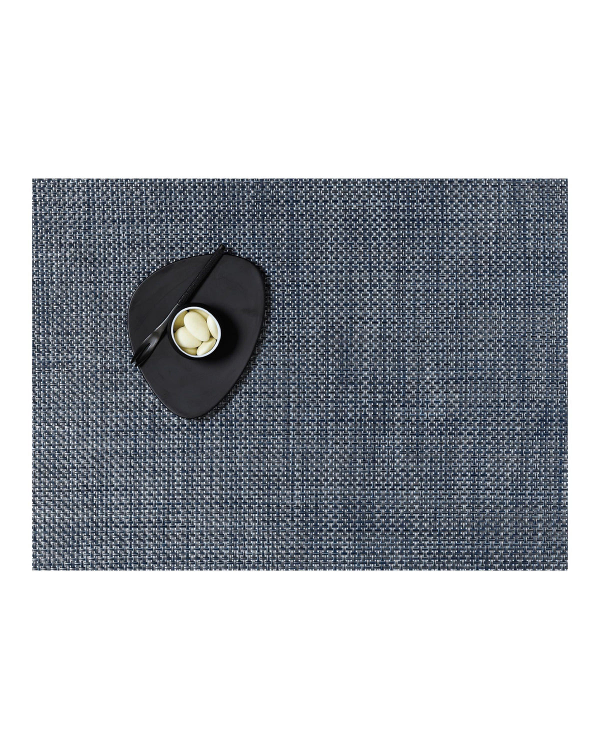 Chilewich Basketweave Placemats, Woven Round Placemats Set of 4