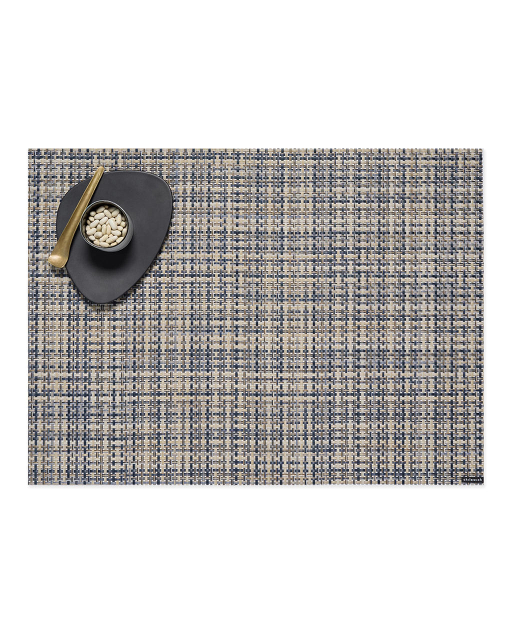 Chilewich Basketweave Placemats, Woven Round Placemats Set of 4